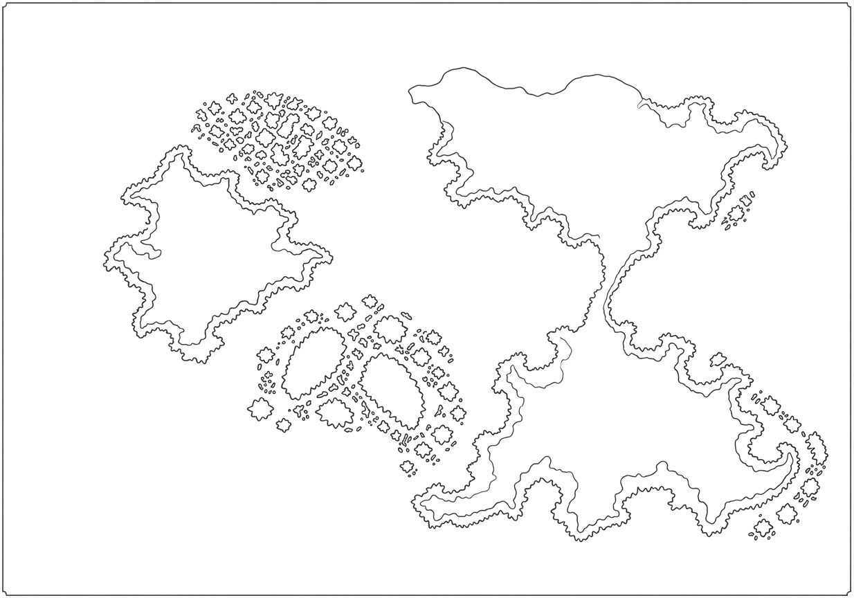 Map of Eldra (line art)